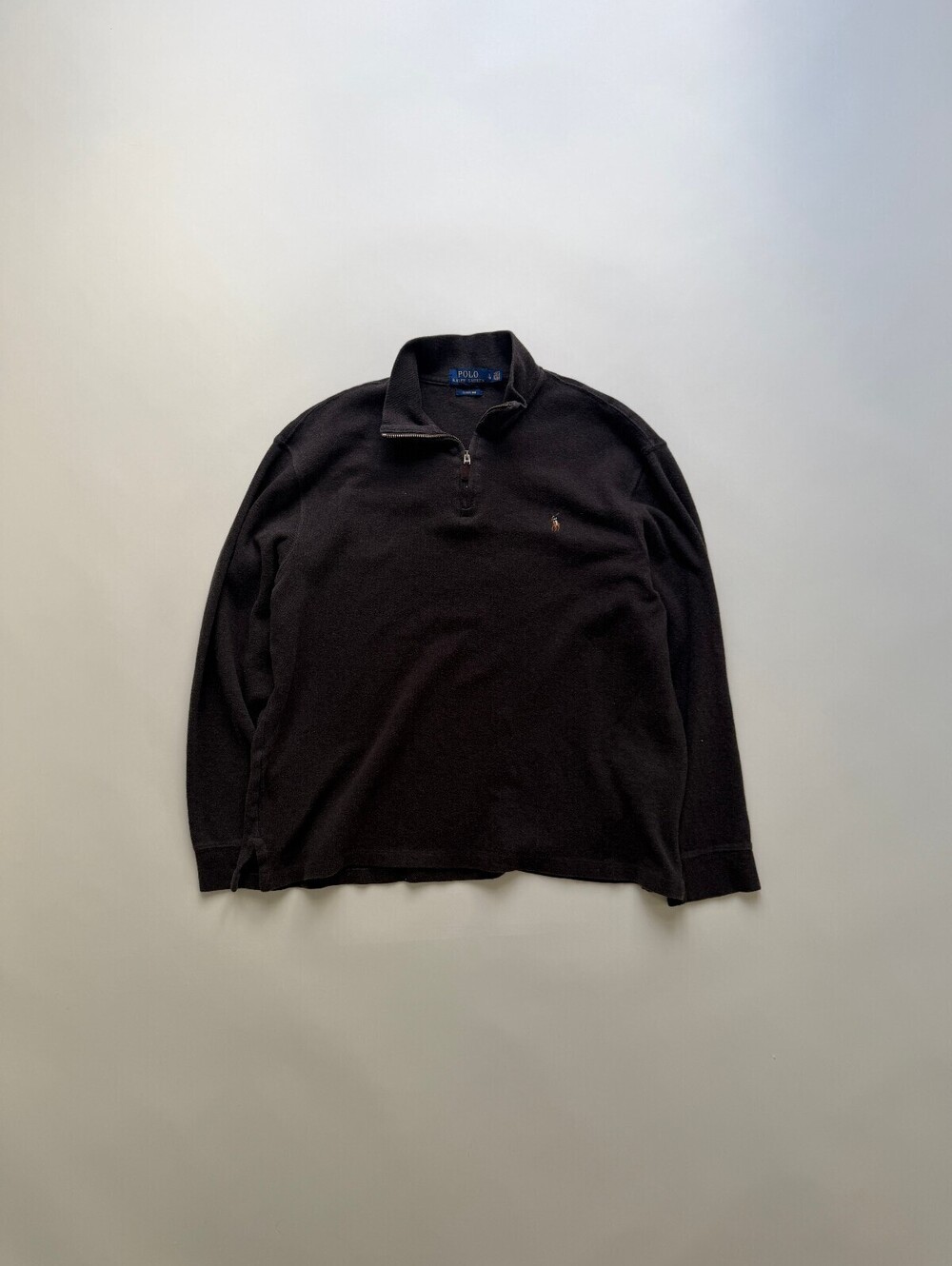 Polo Ralph Lauren Brown Quarter-zip sweater